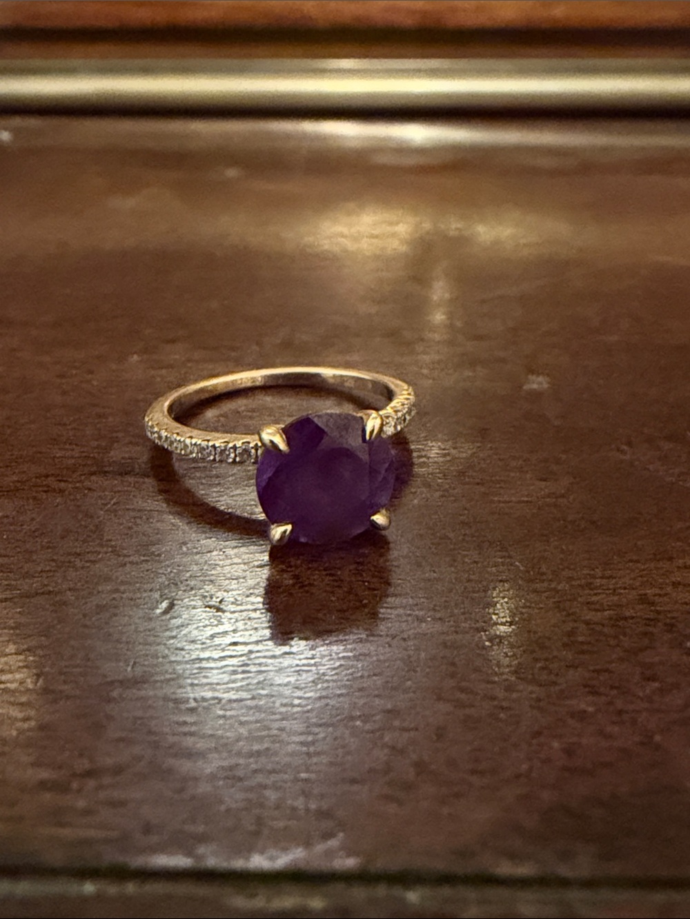 Alexandrite Pavé Band Ring